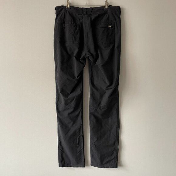 The North Face Mid Rise Waist Nylon Blend Casual Straight Leg Pants Black 4 - Picture 3 of 9